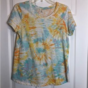 Style & Co Tie Dye T-Shirt   Size M